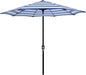 Blissun 9' Outdoor Patio Umbrella, Outdoor Table Umbrella, Yard Umbrella, Market Umbrella with 8 Sturdy Ribs, Push Button Tilt and Crank