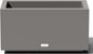 Veradek Block Series Long Box Planter - Large Rectangular Planter for Indoor or Outdoor Patio/Porch | Durable All-Weather Use with Drainage Holes | Modern Décor for Tall Plants, Flowers or Shrubs