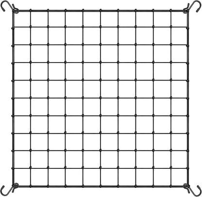 VIVOSUN 5 x 5Ft. Elastic Trellis Netting with 4 Hooks for Climbing Plants, Vegetables, Fruits, and Flowers, 1-Pack