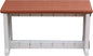 Bench, Redwood Top with Warm Grey Sides, 1 Pack - Proudly Made in The USA, Click and Lock Hardware-Free Assembly, Durable and Stylish Outdoor Seating