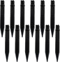 12 Pack 8.3 Inch ABS Ground Spikes - Replacement Stakes for Solar Lights - Fit for Pole Inside Diameter 0.83 Inch - Plastic Ground Stakes for Garden Light Pathway