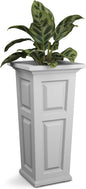 Mayne Nantucket 32-Inch Tall Planter – Self-Watering, Weather-Resistant Planter for Flowers – Durable Outdoor Design for Patio, Porch, or Entryway