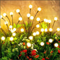 Solar Lights Outdoor Waterproof, 2 Packs 16LED, Solar Garden, Patio, Garden Decor, Patio Decor, Firefly Outdoor, Unique Gifts for Women, Gifts for Grandma