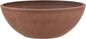 PSW Pot Collection M20TC 8-inch Plastic/Stone/Wood Composite Low Bowl Planter – No Drainage Hole (Drillable), Shallow Indoor/Outer Pot for Succulents, Bonsai, Fairy Gardens, Herbs, Terra Cotta Color