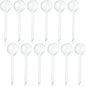 12 Pcs Large Plastic Self-Watering Bulbs,Clear Automatic Watering Globes,Clear Automatic Watering Bulbs for Plants,Graden,Flowers