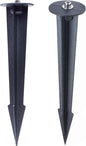 Aluminum Metal Ground Stake Spike Replacement for 3W-120W Outdoor Garden Spotlight Pathway Flood Wall Washer Solar Light,Low Voltage Landscape Light,10.4 inches Large Size