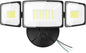 Onforu 75W Flood Lights Outdoor, 7000LM Brightness Security Lights Switch Controlled, 3 Adjustable Heads, IP65 Waterproof, 6500K Wall Mount Exterior LED Flood Light
