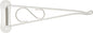 Mintcraft GB0213L Britan 0213L Swivel Hanging Planter Bracket, 10-Inch White Metal