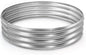 Round Galvanized Raised Garden Bed Kit, Round Galvanized Planter for Vegetables/Herbs/Flowers Heavy-Duty Steel Outdoor Water Trough (Silver, 5X5X1FT)