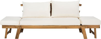 Safavieh PAT6745A Outdoor Collection Tandra Grey Modern Contemporary Daybed Day Bed
