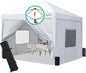 Quictent Privacy 8x8 Pop up Canopy Tent with Sidewalls and Roll-up Ventilated Windows, One Person Easy Setup, Outdoor Commercial Gazebo Shelter Enclosed Waterproof, Bonus 4 Sandbags