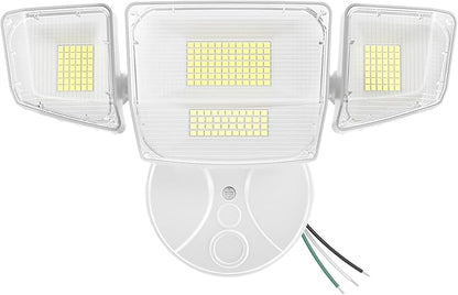 Onforu 90W Flood Lights Outdoor, 10000LM Ultra Bright 4-Head LED Security Light with Switch Control, IP66 Waterproof 6500K Exterior Lights for Yard Garage Patio