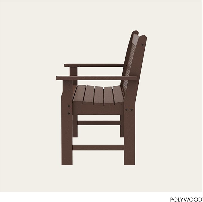 POLYWOOD GNB60MA Vineyard 60" Bench, Mahogany