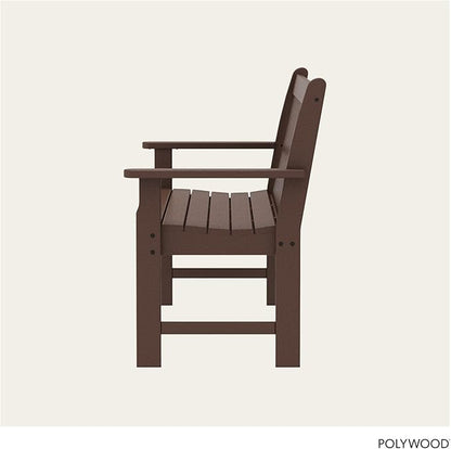 POLYWOOD GNB60MA Vineyard 60" Bench, Mahogany