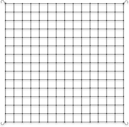 AC Infinity Grow Tent Trellis Netting 5x5', Heavy-Duty Elastic Plant Net with Steel Hooks, Flexible Hydroponics Support for Grow Tents, Gardening, and Horticulture