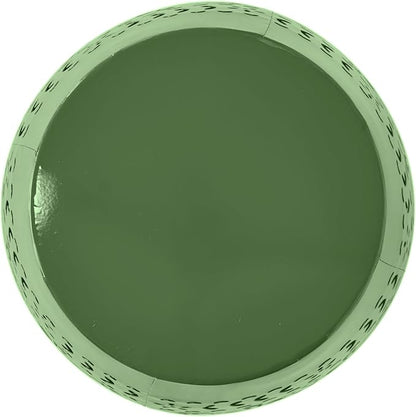 Christopher Knight Home Zoey Small Outdoor Side Table, Lace Cut Iron End Table, Metal Outdoor Stool, Hollow Drum Round Side Table, Decorative Garden Stool with Cutout Design for Patio Balcony, Green