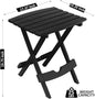 Quik-Fold Side Table – Black