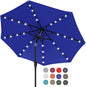 ABCCANOPY Solar Led Patio Umbrellas with 32LED Lights 11FT (Blue)