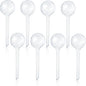 8 Pcs Clear Plant Watering Globes,Plastic Self Watering Bulbs Ball,Garden Water Device for Plant Indoor Outdoor(Small)