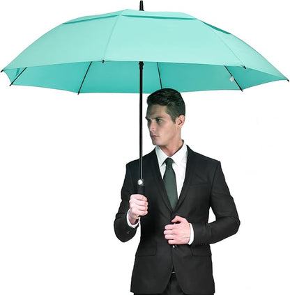 G4Free 47/54/62/68/72 Inch Automatic Open Golf Umbrella Oversize Extra Large Double Canopy Vented Windproof Waterproof Stick Umbrellas