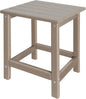 Outdoor Side Tables Adirondack, HDPE Small Table for Patio,Outside End Table for Porch, Deck, Pool, Weather Resistant/Easy Maintenance