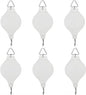 6PCS Retractable Plant Pulley Hanger - Adjustable Height Hook for Hanging Flower Baskets, Pots & Bird Feeders(6Pcs-White)