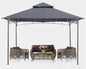 ABCCANOPY Gazebos for Patios 8x8 - Outdoor Steel Frame Gazebo for Lawn Backyard Garden Deck (Gray)