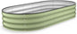 Kesfitt Raised Garden Bed, 6x3x1 FT Galvanized Steel Metal Raised Garden Bed, Oval Open-Bottom Design, 12-Inch Deep for Outdoor Vegetable & Herb Gardening, Fruit Green