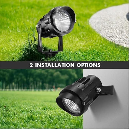 Halloween Christmas Outdoor Spotlights Green Landscape Lights Outdoor Spotlight,1 Pack 110v Plug-in Outdoor Waterproof Green Halloween Christmas Spotlights for Garden Pathway Tree Yard
