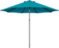 Blissun 9' Outdoor Patio Umbrella, Outdoor Table Umbrella, Yard Umbrella, Market Umbrella with 8 Sturdy Ribs, Push Button Tilt and Crank