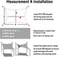 Right Triangle x13.6' Waterproof Sun Shade Sail Canopy UV Block, 8'x11'