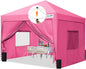 Quictent Privacy 8x8 Pop up Canopy Tent with Sidewalls and Roll-up Ventilated Windows, One Person Easy Setup, Outdoor Commercial Gazebo Shelter Enclosed Waterproof, Bonus 4 Sandbags
