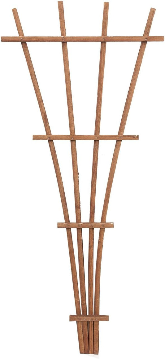 Panacea 83737 48" Brown Wood Fan Trellis