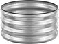 GreatBuddy 2x2x1 ft Round Galvanized Raised Garden Bed, Easy-Assembly Raised Bed with Anti-Cut Gloves & Tools, Rust-Proof Garden Bed for Outdoor, Vegetables, Herbs, Small Trees, Silver