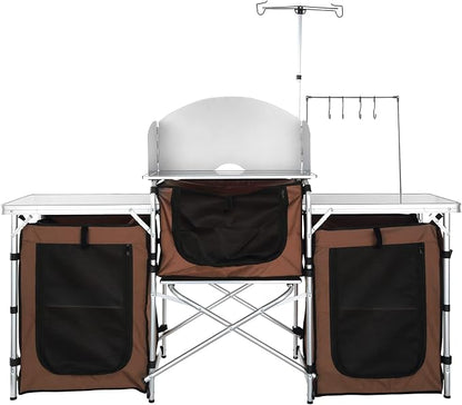 VEVOR Camping Kitchen Table, Folding Outdoor Cooking Table - Image 10