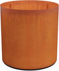 PLANTERCRAFT Corten Steel Metal Planter Box, Round Sizes, Modern Garden Steel planters for Commercial and Residential Outdoor Use.