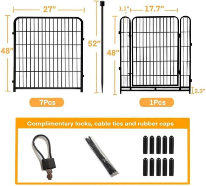 48 in Decorative Garden Fence - Image 4
