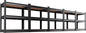 AOAORRG Set of 5 Garage Shelving Heavy Duty Storage Shelves, Metal Adjustable Shelving Unit, Utility Garage Organizer Shelf for Basement, Pantry, Kitchen, Warehouse, 15.7" Dx33.5 Wx35.4 H, Black