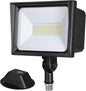 DEWENWILS 65W LED Flood Light Outdoor with Knuckle Mount, 6670 LM Super Bright IP65 Waterproof LED Security Flood Light, 5000K Daylight for Landscape, Garden, Yard, Garage,Driveway UL Listed