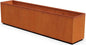 Plantercraft Large Rectangular Planters for Outdoor Plants | 96x18x24 Corten Steel Planter Box for Commercial & Residential Use | Extra Large Planters Outdoor, Fully Welded Heavy-Duty Metal
