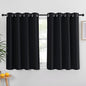 NICETOWN Window Curtain Blackout Blinds - Black Energy Saving Blackout Drapery for Bedroom/Living Room (1 Panel, 52 inches Wide by 45 inches Long)
