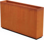 PLANTERCRAFT Corten Steel Planter Rectangle Outdoor Metal Garden Box Heavy Duty | Made in USA | Fully Assembled