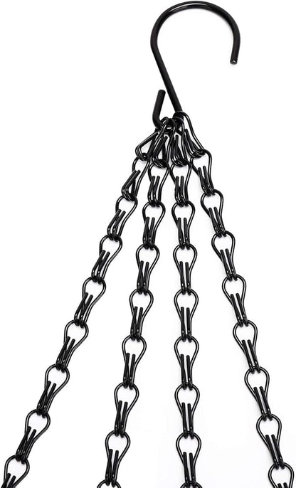 Heybe Hanging Baskets Chains 23 Inches 4 Leads Hanging Chains Flower Pot Hanger Replacement Plant Hangers for Planters and Lanterns, Pack of 3 (4 Legs)
