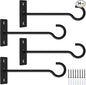 4Pack 6inch Wall Hook for Hanging Plant Bracket Metal Plant Hook