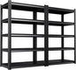 Set of 2 71"H-35"W All Metal Garage Shelving-2050LBS 5 Tier Storage Shelves,Adjustable Heavy Duty Shelving Unit and Storage Large Rack,Utility Steel Shelf For Shop Warehouse Industrial 71"x35"x16"