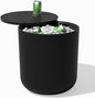 Veradek Kona Cooler Side Table – 2-in-1 Outdoor Patio Side Table w/Cooler | Insulated 40L Capacity | Modern Accent Décor for Hosting, BBQ, Poolside