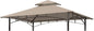 Eurmax USA High Performance Grill Gazebo Canopy Replacement Cover 5x8 BBQ Shelter Top（Beige