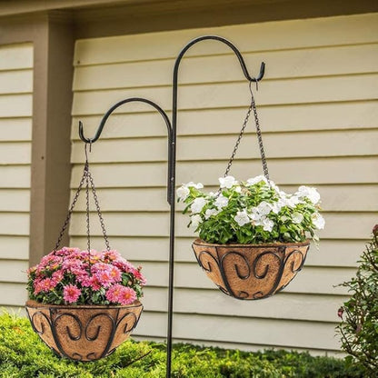 3 Pack, 20 Inch Hanging Baskets Chain, Hanging Chains with Hooks Flower Pot Chain Replacement Plant Hangers for Planters, Bird Feeders and Lanterns (Hook, 3)