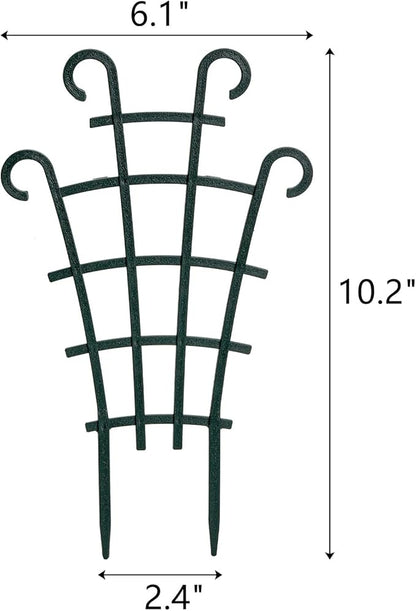 ZEAYEA 24 Pack Trellis for Potted Plants, Plastic Small Trellis for Pot, Mini Climbing Trellis Flower Pots Support for Potted Climbing Plants Vines