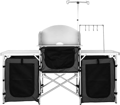 VEVOR Camping Kitchen Table, Folding Outdoor Cooking Table - Image 10